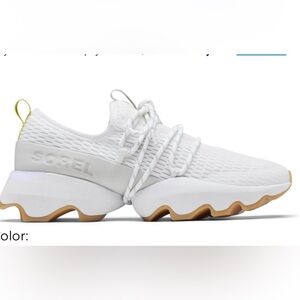 Sorel Kinetic Impact White Chunky Athletic Sneakers Womens sz US 10